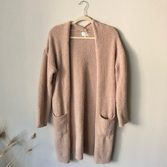 Thread & Supply Tan Teddy Cozy Cardigan - Picture 2 of 8